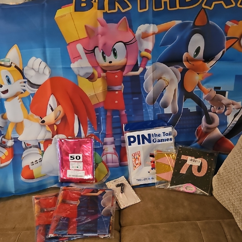 Birthday Party Supplies - Assorted Items